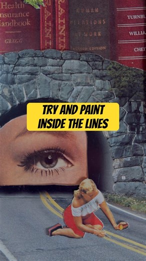 Collage art, painting and adventure. #art #collage #travel