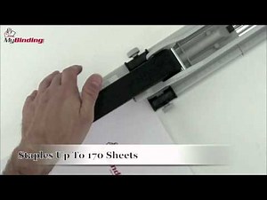Novus B54 Heavy Duty Professional Long Arm Stapler Demo