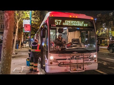 AC Transit 2009 Van Hool AG300 #2196 on Route 57