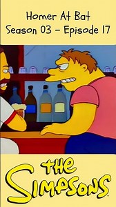 The Simpsons - Barney Argues With Wade Boggs - S03E17 - Homer At Bat #thesimpsons #wadeboggs