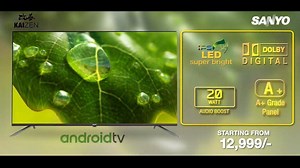 65K views · 122 reactions | Enjoy stunning visuals, unmatched Android performance and quality surround sound on the newly launched Kaizen series.  Dolby Digital Sound  IPS Display  Android 9.0 Are you ready to #ChangeToBetter? Buy your SANYO Kaizen, available in 32” and 43”: https://amzn.to/2LtgFtD | Sanyo India | Facebook