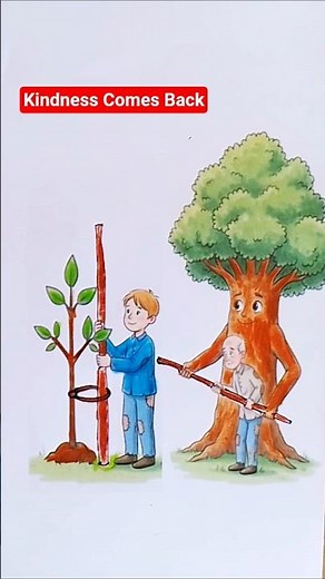 🌳 The Tree That Never Forgot | Heart Touching Story Drawing