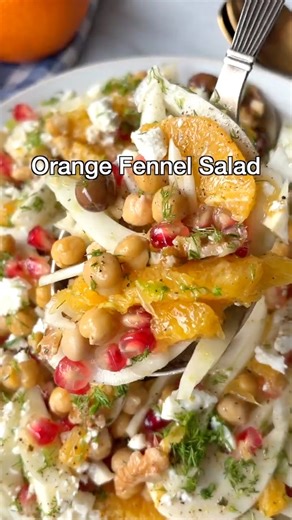 Mediterranean Holiday Salad (Fennel and Orange Salad)
