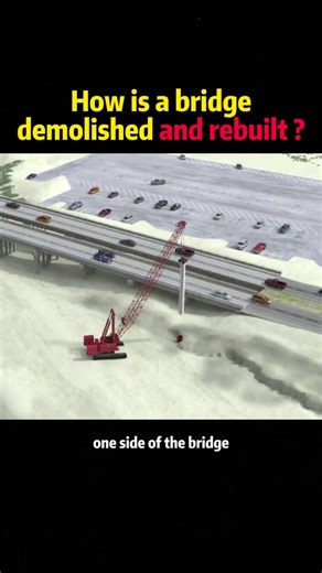 4.6K views · 27 reactions | How is a bridge demolished and rebuilt usa science knowledge MindMinds | science.enthusias | Facebook