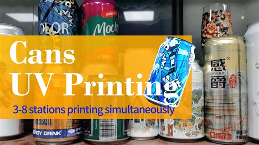 Cans Digital Printing of High Speed Automation for Direct Print
