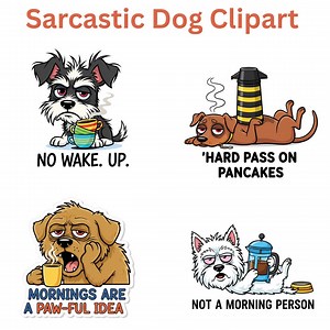 Funny Grumpy Dog Coffee PNG, Sarcastic Morning Dog Clipart, Black Terrier Shirt Design, Coffee Lover Gift - Etsy