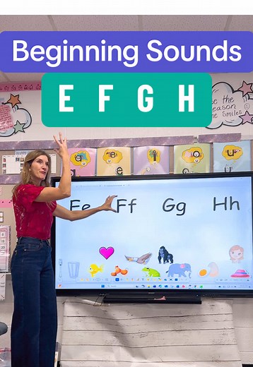 Beginning Sounds E, F, G, H: Learn with Fun Songs