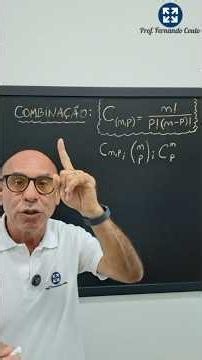 Análise Combinatória - COMBINAÇÃO #matematicaparaconcursos #matemáticaparaoenem