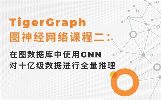 TigerGraph 图神经网络课程二：在图数据库中使用GNN对十亿级数据进行全量推理