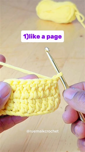 How do you turn your crochet work ? #ruemaikcrochet #crochettutorial #crochetlove #crochet | Ruemaik crochet