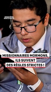 Réveil matinal, étude religieuse et interdiction d'utiliser les réseaux sociaux pour autre chose que la religion… Le quotidien des missionnaires de l'Eglise de Jésus-Christ des Saints des derniers jours est millimétré. « Foi, fortune, influence : l'Église mormone à la conquête du monde » 📺 #EnquêteExclusive, ce soir à 23:15 sur M6 | M6 Mag