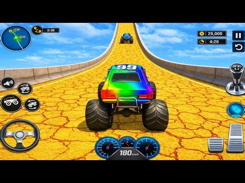 Monster Truck Ultimate Rampage Racing Gameplay | Insane Mega Ramps, Sky-High Jumps & Epic Crash