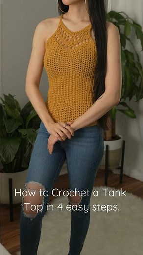 How to Crochet a Tank Top in 4 Easy Steps