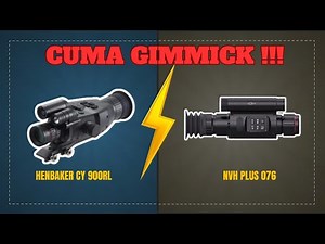 Henbaker cy900 VS NVH076 bagus mana? Night vision rangefinder + balistic calculator terviral 2025