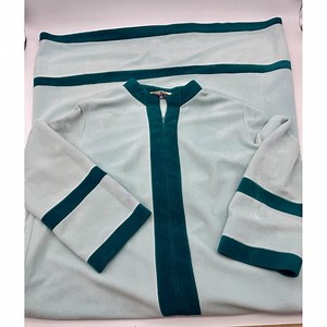 Vanity Fair Fleece Robe, Loungewear or Housecoat, USA, Size 12, Color Block, Vintage - Etsy