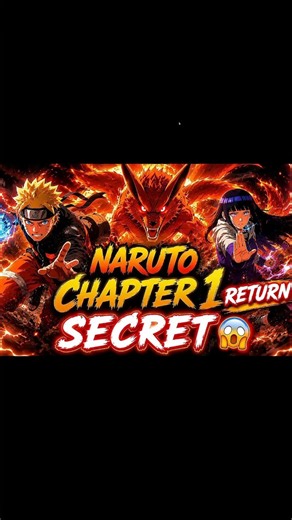 NARUTO CHAPTER 1 RETURN SECRET REVEALED! 😱