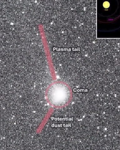 New images show comet as it zooms towards Earth