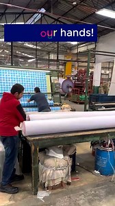 New fabric roll packaging! Faster! The packaging effect is better! #Efficiency #fabric #textilemachinery #textileindustry #automated #automachine #packingmachine | Suntech Automation