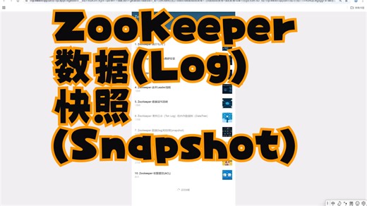 ZooKeeper-数据(Log)和快照(Snapshot)