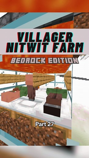 Minecraft 1.20.51 Automatic AFK Nitwit Villager Breeder Farm Tutorial
