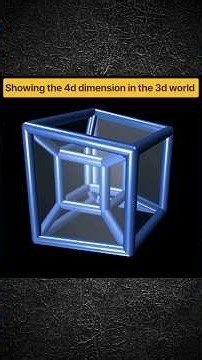 4D dimension showing in a 3D world🌌🤯#physics#4d#universe