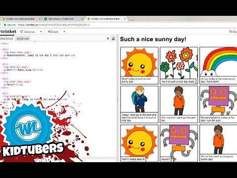 Creating a Web Story Using Trinket and HTML! | Amelia Cracks the Code