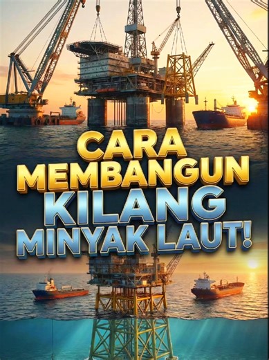 Kilang minyak di tengah laut dibuat untuk mengambil minyak langsung dari dasar laut. Prosesnya dimulai dengan pencarian cadangan minyak, lalu dibangun anjungan lepas pantai yang kokoh. Dari anjungan ini dilakukan pengeboran hingga minyak dan gas naik ke permukaan. Minyak kemudian dipisahkan dari gas dan air, lalu dikirim melalui pipa bawah laut atau kapal ke kilang di darat untuk diolah lebih lanjut. #faktaunik #energi #notes #minyak #iran #fypシ゚viral #kilang #videoviralitiktok #fyp #laut #tekno