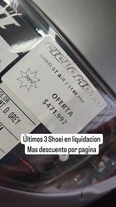 Ultimos Shoei GT Air 2 talla XL de $589.00 a $413.000 Neotec 2 tallas S y XS de $619.990 a $ 371.994 | Ciclomoto | Facebook