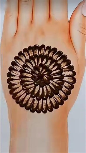Easy mehndi designs 30 days challenge day 2#mehndi #viralvideo #shorts
