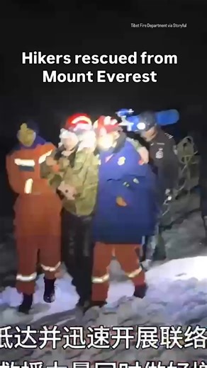Hundreds of hikers were stranded on Mount Everest this week by a sudden and intense snowstorm that crushed tents and covered paths, prompting evacuations. | CBS News