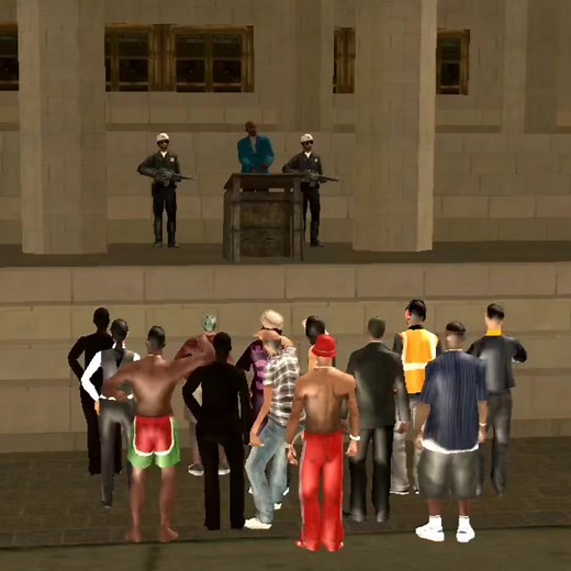 CJ não pode nem tentar salvar o país — GTA San Andreas mod Lobisomem