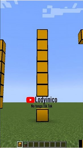 How to make the ! symbol in Minecraft (Easy and fast) | 5x8 letter tutorial #minecraft