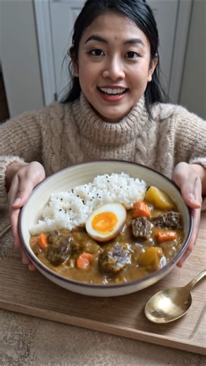 Japanese Style Rice with Beef Curry