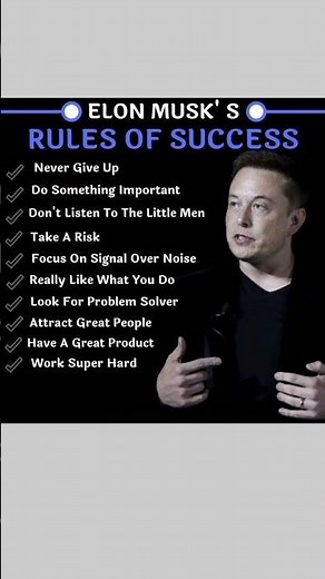 Elon Musk’s powerful rules of success that can change the way you think, work, and achieve.