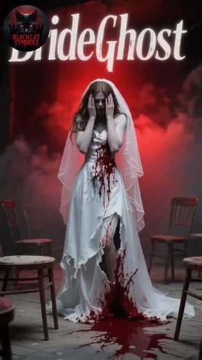 The Shattered Bride & Black Cat #cat #kitten #scary #horrorstories #ghost #creepy