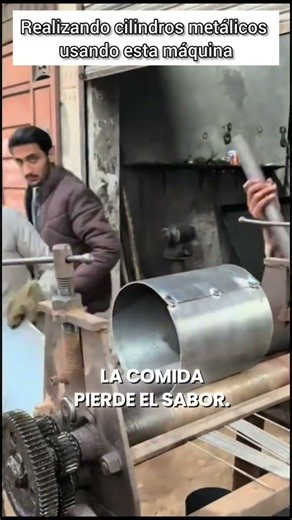 making metal cylinders using this technique #welding #curiosities #ideas