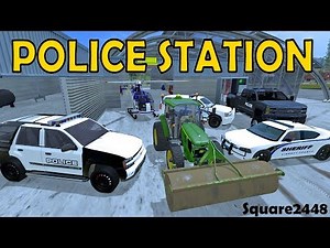 Farming Simulator 17 - Building & Setting Up Police Station