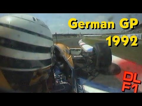 F1 German GP 1992 🇩🇪 Highlights (BBC) & Post-race Interviews
