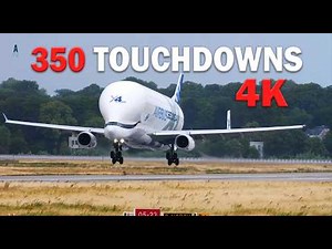 350 Aircraft Touchdowns ✈️ AMAZING Landing Compilation in 4K (48 Min)