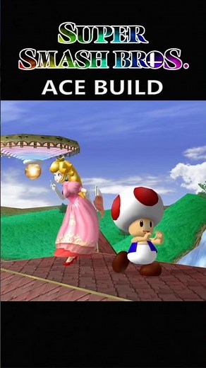 Playable Toad in Super Smash Bros Melee (ACE Build) #toad #mario #smashbros