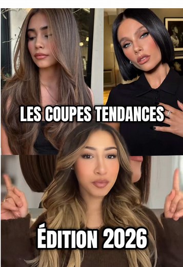Les nouvelles coupes tendance pour 2026 💇🏻‍♀️😍 Je te donnes les nouvelles coupes de cheveux tendances pour l’année 2026 ! Et toi t’en penses quoi ? Tu vas craquer ? 😚 #coiffure #tendance2026 #coupecheveuxfemme #coiffeur