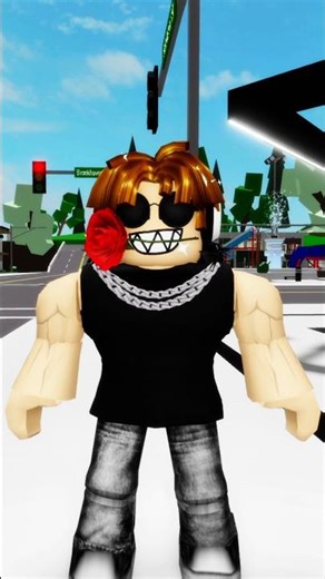 Bacon got embarrassed 😂 after saving the girl | bailalo gozalo roblox #roblox #shorts #robloxshorts