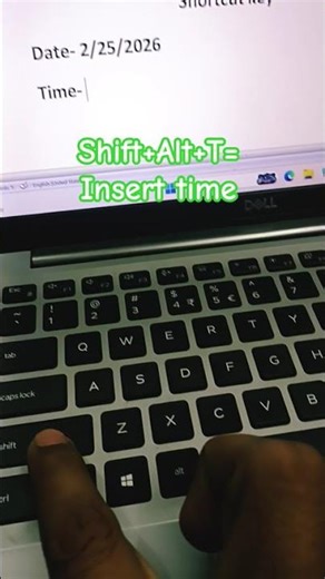 how to insert date and time in shortcut key in ms word #msoffice #microsoftofficespecialist