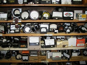 Vintage surplus electronics mega-warehouse