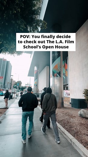 Are you in the L.A. Metropolitan area? Join us this Saturday for our monthly Open House to see what campus life is all about! RSVP at lafilm.edu/rsvp ✨ | The Los Angeles Film School