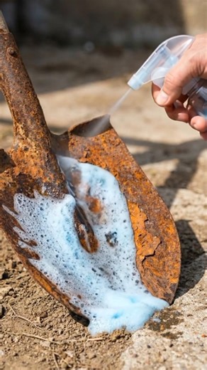 removing rust from that hammer!