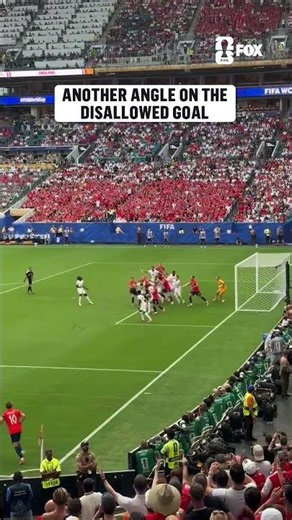 Another look at Norway's disallowed goal which would have given them the lead
