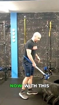 ⚔️ Build Aggression, Power & Conditioning — All in One Move #sledgehammer #power #workout #shorts