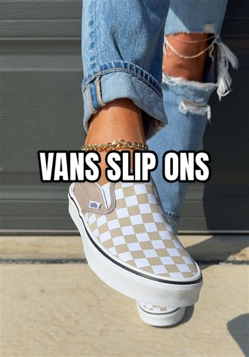 These neutral checkerboard Vans are the easiest everyday shoe. @vans ##vans##checkeredprint ##everydaysneakers##casualstyle##trendingshoes