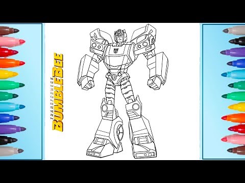 Cyberverse Bumblebee Coloring Page | Transformers Bumblebee